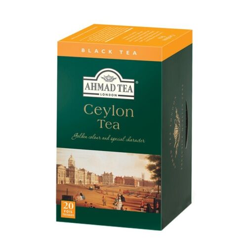 Thé Rouge (Ahmad Tea, Ceylon, 250 gm, 24 Pièces)