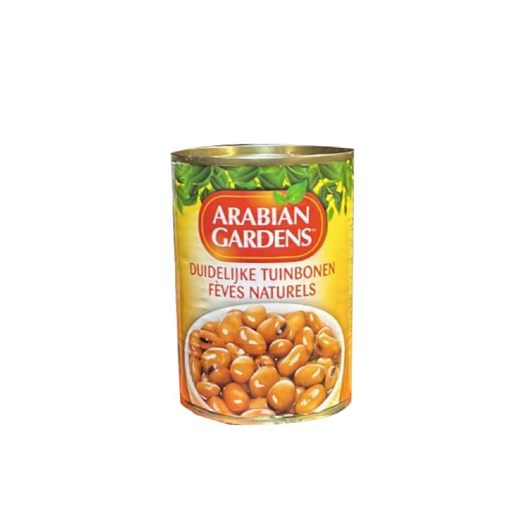 Fèves en Conserve (Foul) (Arabian Gardens, Nature, 400 gm, 24 Pièces)