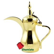 Cafetière Inox dorée
