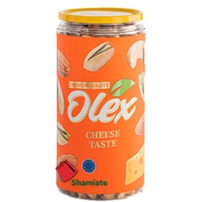 Mélange de Fruits Secs Grillés / Fromage (Olex, Boîte Orange, 500 gm,12 Pièces)