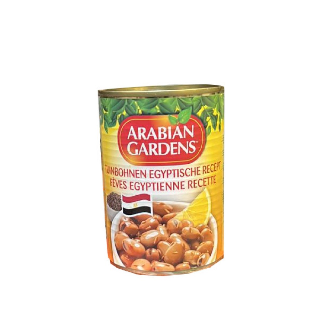 Fèves en Conserve (Foul) (Arabian Gardens, Recette Égyptienne, 400 gm, 24 Pièces)