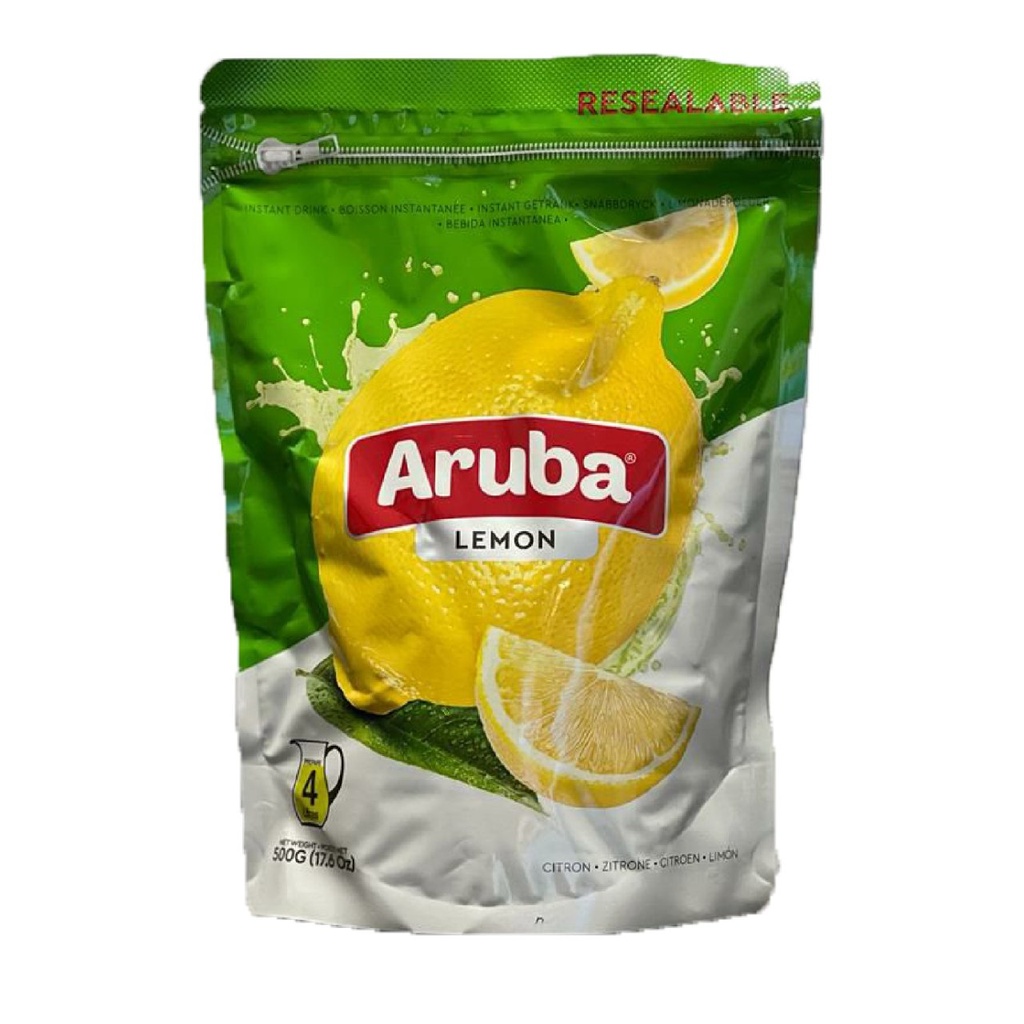 Jus de Citron en Poudre Instantanée (Aruba, 500 gm, 20 Pièces)