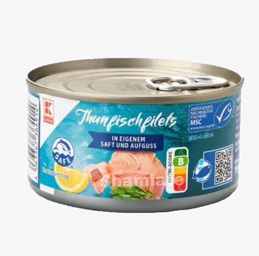 [8100 Canned Tuna (K Classic, In pieces in its juice and infusion, 150 gm, 48 Pieces) Canned Tuna (K Classic, In pieces in its own juice and infusion, 150 gm, 48 Pieces) Canned Tuna (K Classic, In pieces in its own juice and infusion, 150 gm, 48 Pieces)تونة معلبة (ك كلاسيك, قطع في عصيرها ونقيعها, 150 غرام, 48 وحدة) ] Canned Tuna (K Classic, In pieces in its own juice and infusion, 150 gm, 48 Pieces)