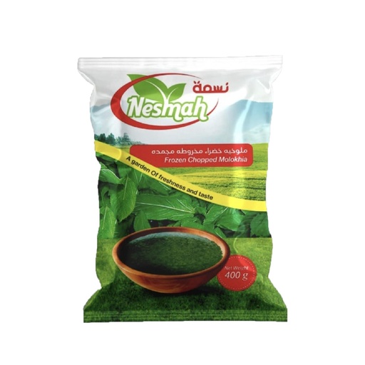 [2943 Molokhia Haché Surgelé (Nesmah, 400 gm, 20 Pieces) Molokhia Haché Surgelé (Nesmah, 400 gm, 20 Pièces) Molokhia Hache Surgele (Nesmah, 400 gm, 20 Pieces)ملوخية مفرومه مجمدة (نسمه, بلا, 400 غرام, 20 وحدة) ] Molokhia Haché Surgelé (Nesmah, 400 gm, 20 Pièces)