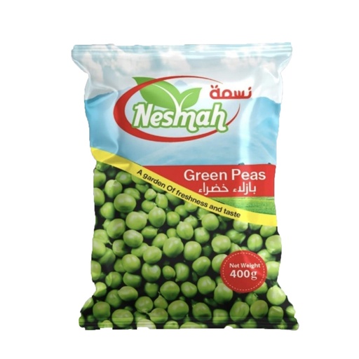 [3115 Frozen Green Peas (Nesmah, 400 gm, 20 Pieces) Petits Pois Surgelés (Nesmah, 400 gm, 20 Pièces) Petits Pois Surgeles (Nesmah, 400 gm, 20 Pieces)بازلاء مجمدة (نسمه, بلا, 400 غرام, 20 وحدة) ] Petits Pois Surgelés (Nesmah, 400 gm, 20 Pièces)