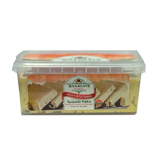 [4986 Halawa (Shamiate, Nature, 375 gm, 12 Pieces) Halawa (Shamiate, Nature, 375 gm, 12 Pièces) Halawa (Shamiate, Nature, 375 gm, 12 Pieces)حلاوة (شاميات, سادة, 375 غرام, 12 وحدة) ] Halawa (Shamiate, Nature, 375 gm, 12 Pièces)