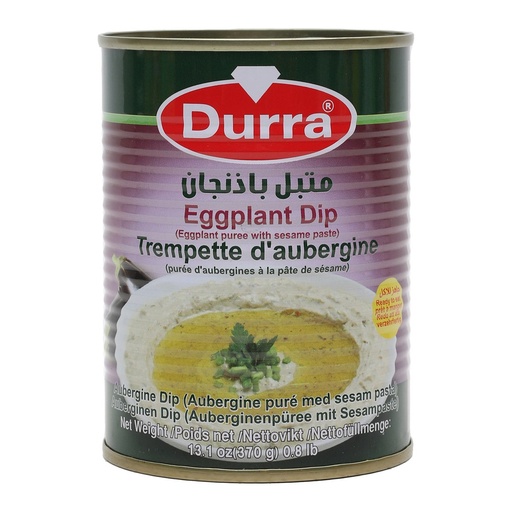 [5077 Eggplant Caviar (Durra, 370 gm, 24 Pieces) Caviar D’aubergine (Baba Ghanouj) (Durra, 370 gm, 24 Pièces) Caviar D'aubergine (Baba Ghanouj) (Durra, 370 gm, 24 Pieces)بابا غنوج (الدرة, بلا, 370 غرام, 24 وحدة) ] Caviar D’aubergine (Baba Ghanouj) (Durra, 370 gm, 24 Pièces)