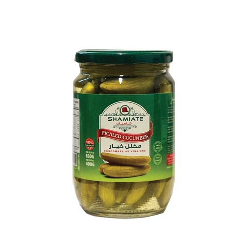 [5522 Pickled Cucumbers (Shamiate, 650 gm, 12 Pieces) Concombres Marinés (Shamiate, 650 gm, 12 Pièces) Concombres Marines (Shamiate, 650 gm, 12 Pieces)مخلل (كبيس) خيار (شاميات, بلا, 650 غرام, 12 وحدة) ] Concombres Marinés (Shamiate, 650 gm, 12 Pièces)