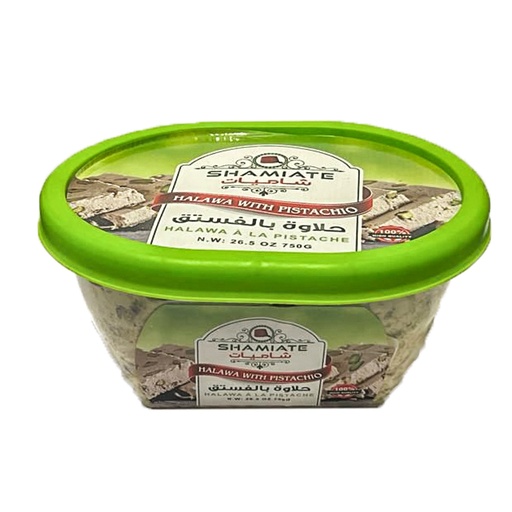 [5559 Halawa (Shamiate, Pistachio, 750 gm, 12 Pieces) Halawa (Shamiate, Pistache, 750 gm, 12 Pièces) Halawa (Shamiate, Pistache, 750 gm, 12 Pieces)حلاوة (شاميات, فستق, 750 غرام, 12 وحدة) ] Halawa (Shamiate, Pistache, 750 gm, 12 Pièces)