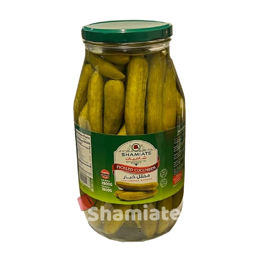 [5561 Pickled Cucumbers (Shamiate, 2.8 Kg, 4 Pieces) Concombres Marinés (Shamiate, 2.8 Kg, 4 Pièces) Concombres Marines (Shamiate, 2.8 Kg, 4 Pieces)مخلل (كبيس) خيار (شاميات, بلا, 2.8 كلغ, 4 وحدات) ] Concombres Marinés (Shamiate, 2.8 Kg, 4 Pièces)