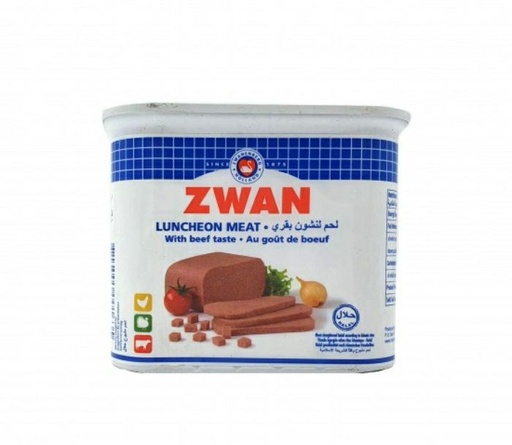 [5670 Canned Beef Luncheon (Zwan, 340 gm, 12 Pieces) Luncheon Viande De Boeuf (Zwan, 340 gm, 12 Pièces) Luncheon Viande De Boeuf (Zwan, 340 gm, 12 Pieces)لحم لانشون بقر معلب (زوان, بلا, 340 غرام, 12 وحدة) ] Luncheon Viande De Boeuf (Zwan, 340 gm, 12 Pièces)